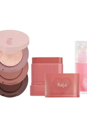 Kaja Pink Blush & Multi-Use Makeup Set - Pink